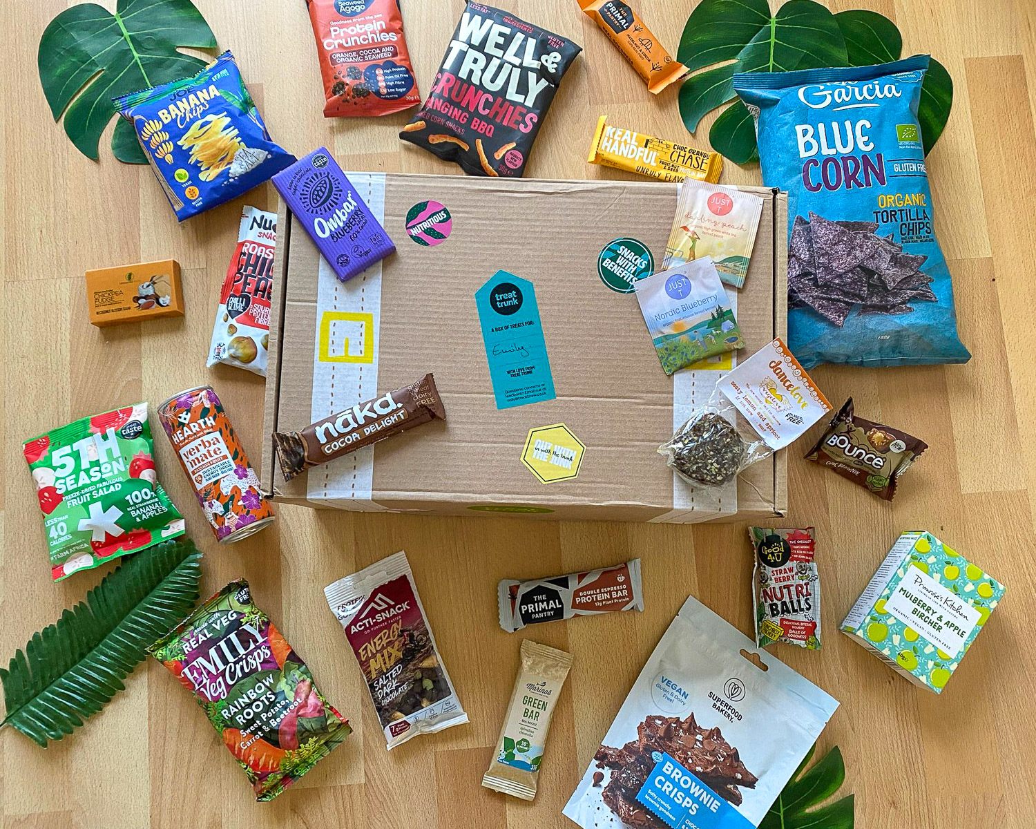Treat Trunk Healthy Vegan Snack Box September