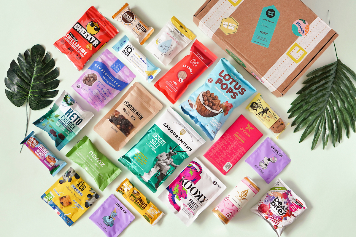 Treat Trunk Healthy Snack Box Oct 22 Vegan Dairy Free
